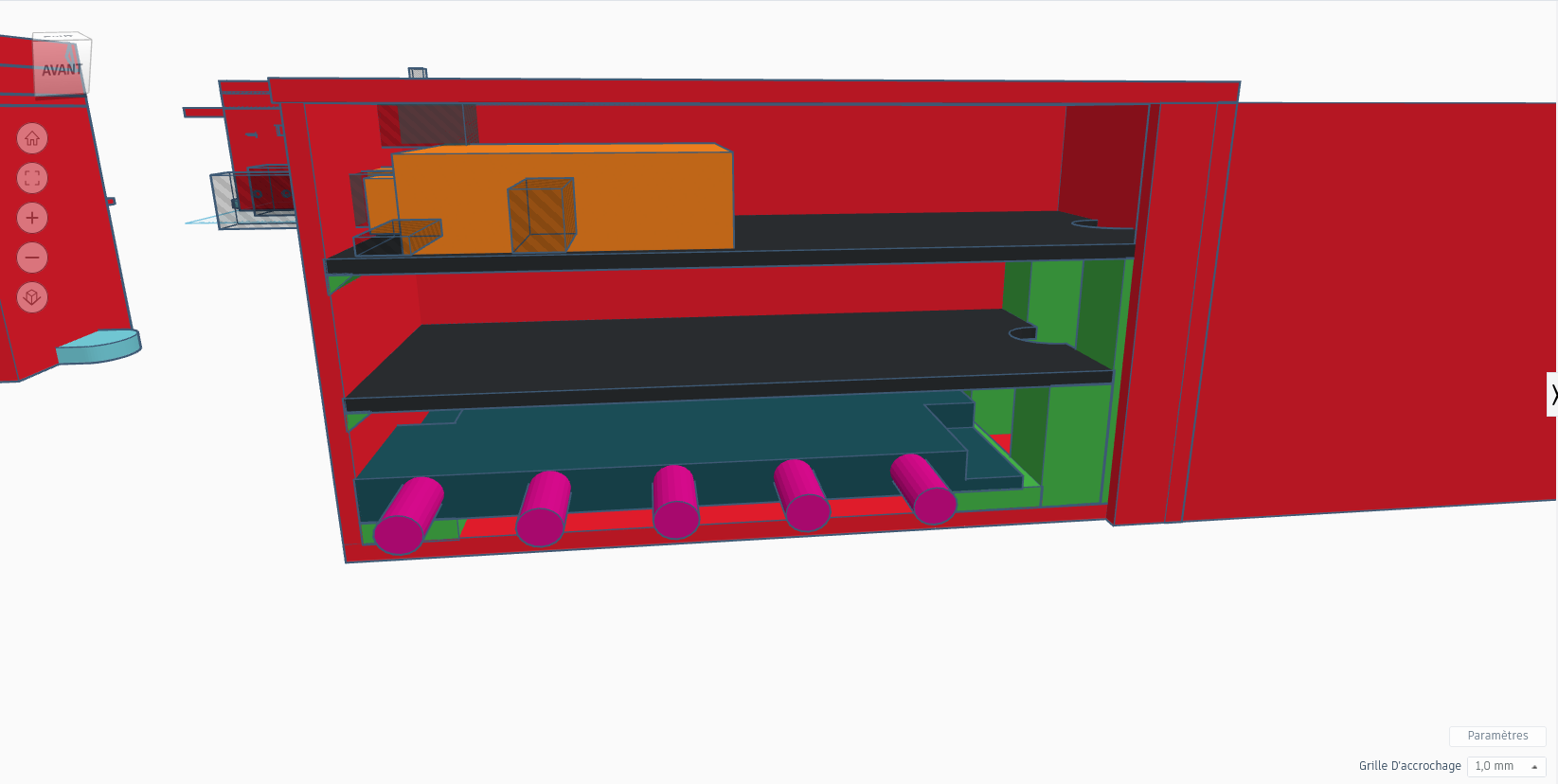 Modèle 3D du boîtier